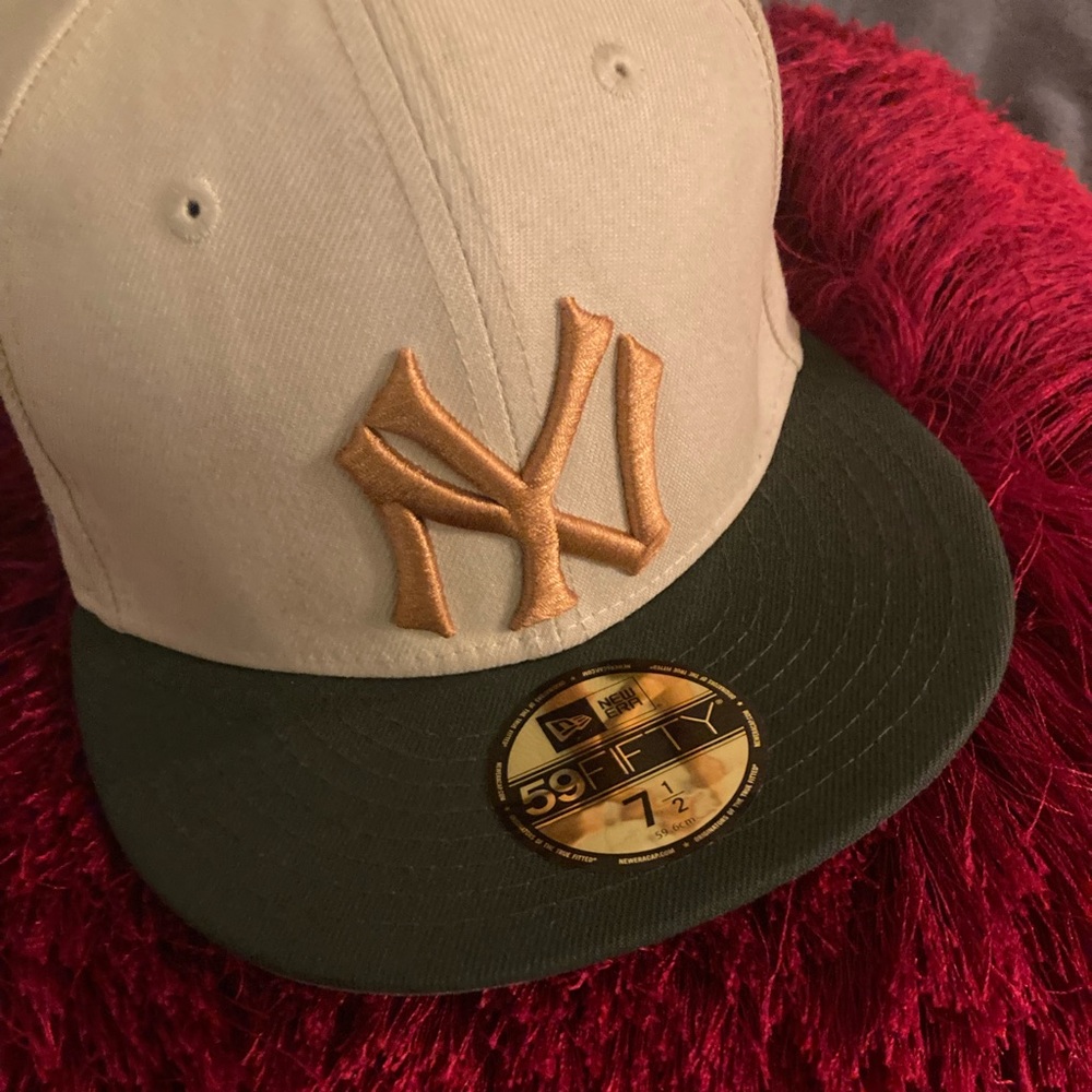 Tan New Era Yankees Hat